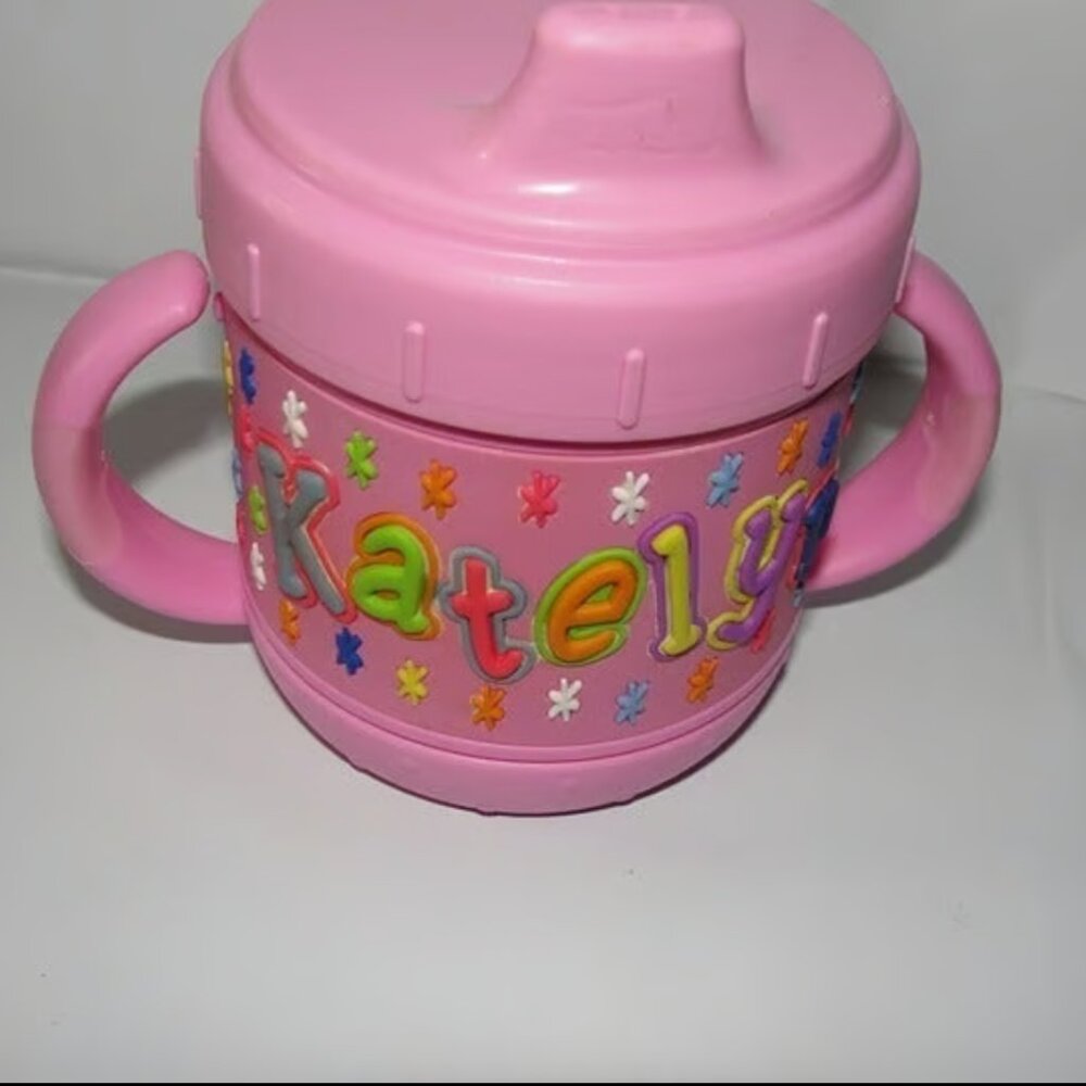 Toddler Personalized Katelyn Name Sippy Cup Non-Spill